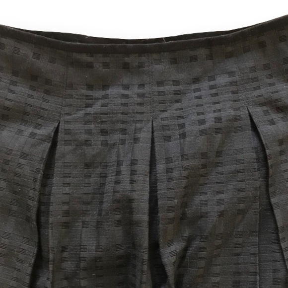 Vince black checked pleated skirt Size 12 , NWT - Picture 3 of 7